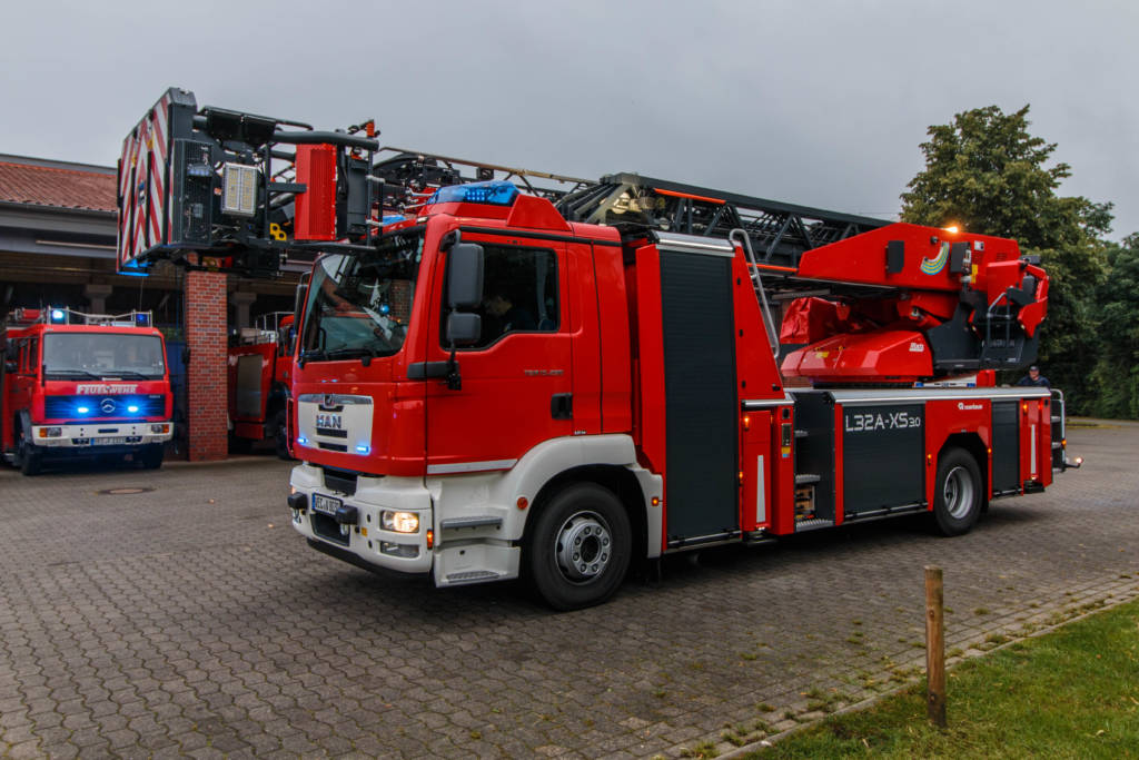 Drehleiter des Landkreises Vechta am Standort Lohne